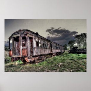 Ghost Town Train - Montana Poster