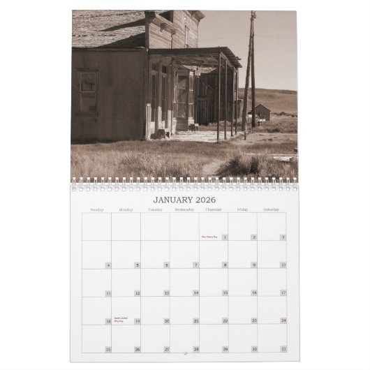 Ghost Towns 2011 Kalender (Jan 2026)