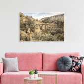 Ghost Towns; Building; Peerless, Utah Canvas Afdruk (Insitu (Woonkamer))