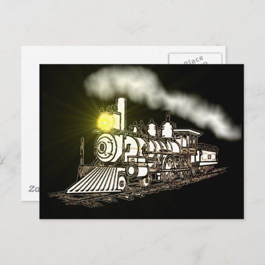 Ghost Train Briefkaart (Voorkant / Achterkant)