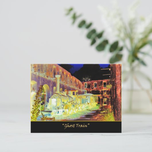 "Ghost Train"-Briefkaarten Briefkaart (Staand voorkant)