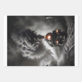 Ghost train from 1900, desert station - Decoupage  Inpakpapier Vel (Voorkant)