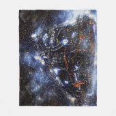 Ghost Train locomotief Fleece Deken (Voorkant)