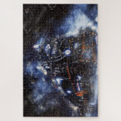 Ghost Train locomotief Legpuzzel (Verticaal)