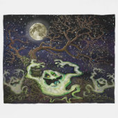 Ghost Tree Fleece Blanket (Voorkant (Horizontaal))