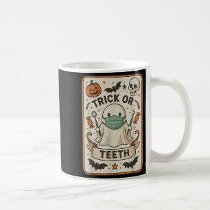 Ghost Trick of Teeth Tandheelkundige Tarot Kaart H Koffiemok
