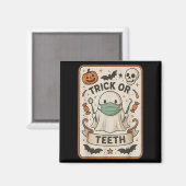 Ghost Trick of Teeth Tandheelkundige Tarot Kaart H Magneet (Voorkant / Achterkant)