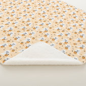 Ghost Trick of Tretern Oranje Black Sherpa Deken (3/4)