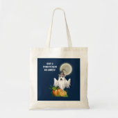 Ghost Trick or treat | Spooktaculaire halloween Tote Bag (Voorkant)