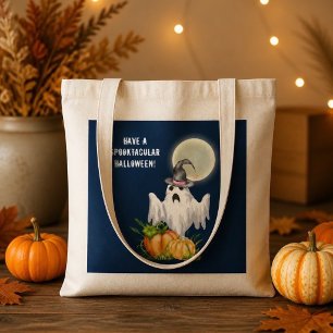 Ghost Trick or Treat   Spooktastische Halloween Tote Bag