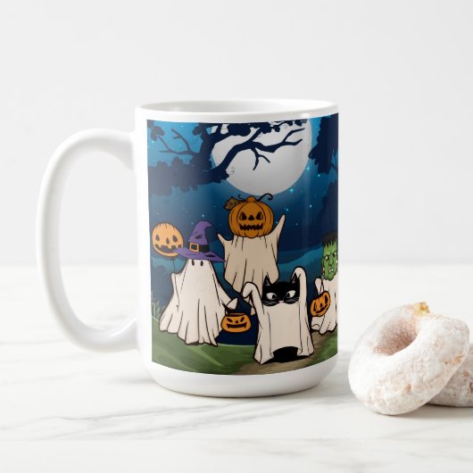Ghost Trick-or-Treaters Mok (Met donut)