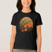 Ghost Trippy Vaporwave Tri-Blend Shirt (Voorkant)