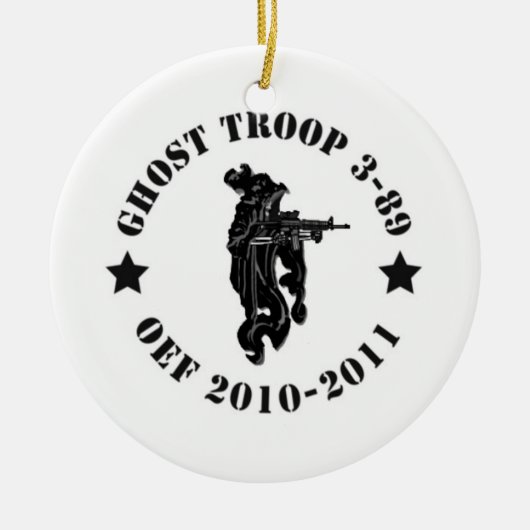 Ghost Troop Keramisch Ornament (Voorkant)