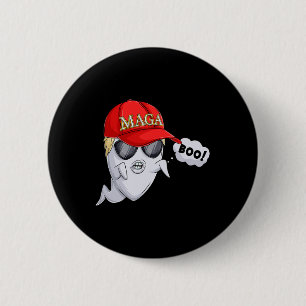 Ghost Trump Halloween kostuum Ronde Button 5,7 Cm