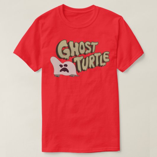 Ghost Turtle Grativity Herfsten T-shirt (Design voorkant)
