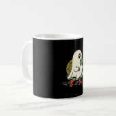 Ghost Turtle Roller Skates Halloween Design_1 Koffiemok (Voorkant links)