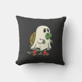 Ghost Turtle Roller Skates Halloween Design_1 Kussen (Voorkant)