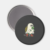 Ghost Turtle Roller Skates Halloween Design_1 Magneet (Voorkant / Achterkant)
