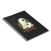 Ghost Turtle Roller Skates Halloween Design_1 Notitieboek (Rechterzijde)