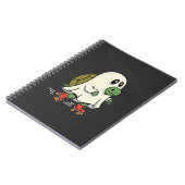 Ghost Turtle Roller Skates Halloween Design_1 Notitieboek (Linkerzijde)