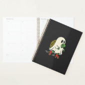 Ghost Turtle Roller Skates Halloween Design_1 Planner (Display)