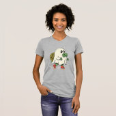 Ghost Turtle Roller Skates Halloween Design_1 T-shirt (Voorkant volledig)