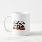 Ghost Uilen Koeien Halloween Dieren Koe Lover Spoo Koffiemok (Links)