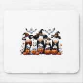 Ghost Uilen Koeien Halloween Dieren Koe Lover Spoo Muismat (Voorkant)