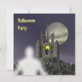 Ghost - Uitnodiging voor Halloween Party (Voorkant)