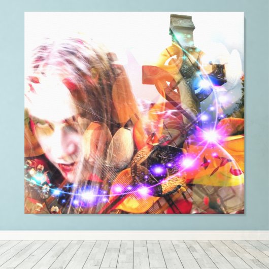 Ghost Vampire Canvas Afdruk (Insitu (Houten vloer))