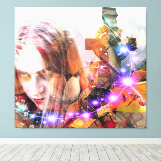 Ghost Vampire Canvas Afdruk (Insitu (Houten vloer))