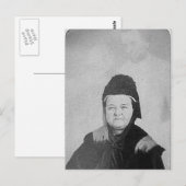 Ghost van Abraham Lincoln met Mary Lincoln 1869 Briefkaart (Voorkant / Achterkant)