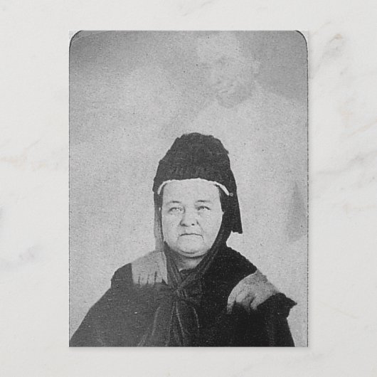 Ghost van Abraham Lincoln met Mary Lincoln 1869 Briefkaart (Voorkant)