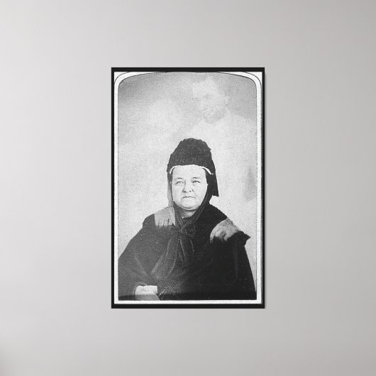 Ghost van Abraham Lincoln met Mary Lincoln 1869 Canvas Afdruk (Voorkant)