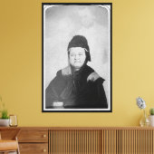 Ghost van Abraham Lincoln met Mary Lincoln 1869 Canvas Afdruk (Insitu (Woonkamer))
