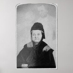 Ghost van Abraham Lincoln met Mary Lincoln 1869 Poster