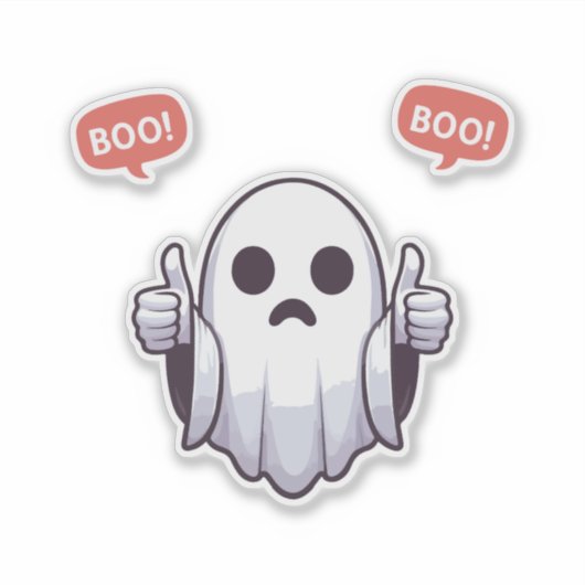 Ghost van afkeuring sticker (Voorkant)