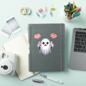 Ghost van afkeuring sticker (iPad Cover)
