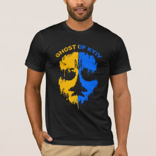 Ghost van Kiev Oekraïense vliegvechter T-shirt