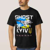 GHOST van KYIV Ukraine-strijkjet T-shirt (Voorkant)