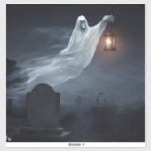 Ghost van Lantern Light Sticker (Vel)