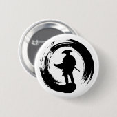 GHOST VAN TSUSHIMA NINJA POSE LOGO RONDE BUTTON 5,7 CM (Voorkant /achterkant)