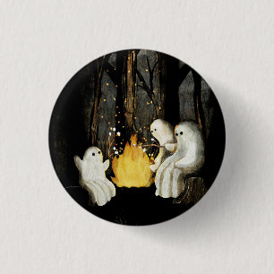 Ghost-verhalen Ronde Button 3,2 Cm