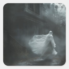 Ghost Vierkante Sticker