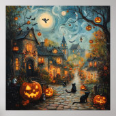 Ghost Village Art Poster (Voorkant)