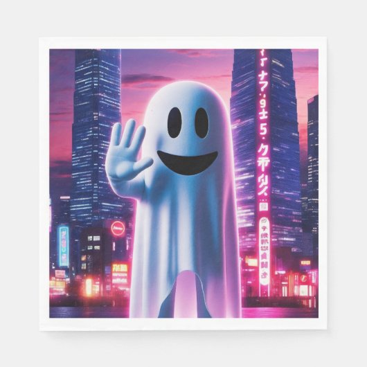 Ghost Wave & Urban Lights Servet (Voorkant)