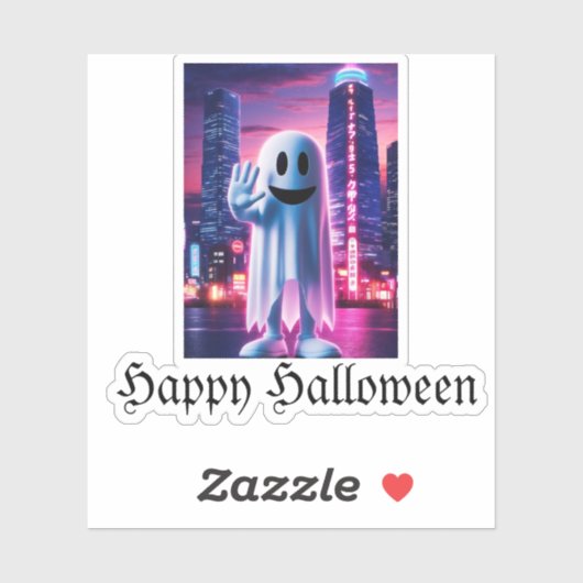 Ghost Wave & Urban Lights Sticker (Vel)