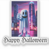 Ghost Wave & Urban Lights Sticker (Voorkant)