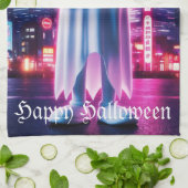 Ghost Wave & Urban Lights Theedoek (Gevouwen)