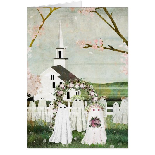 Ghost Wedding blanco Kaart (Voorkant)